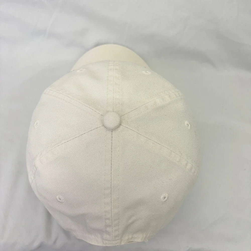 NASCAR Hat Racing Vintage Unisex OSFM Cream Embroidered Strapback Cap